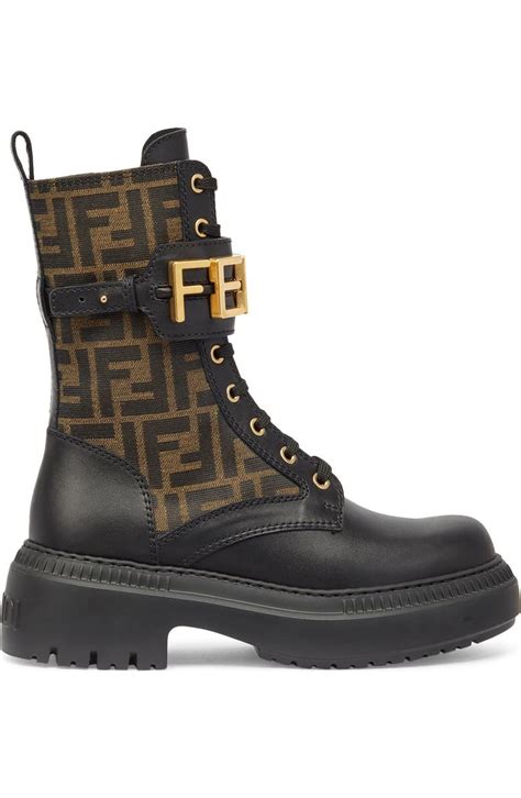 fendi cowboy boots brown|Fendi graphy Biker Boot (Women) .